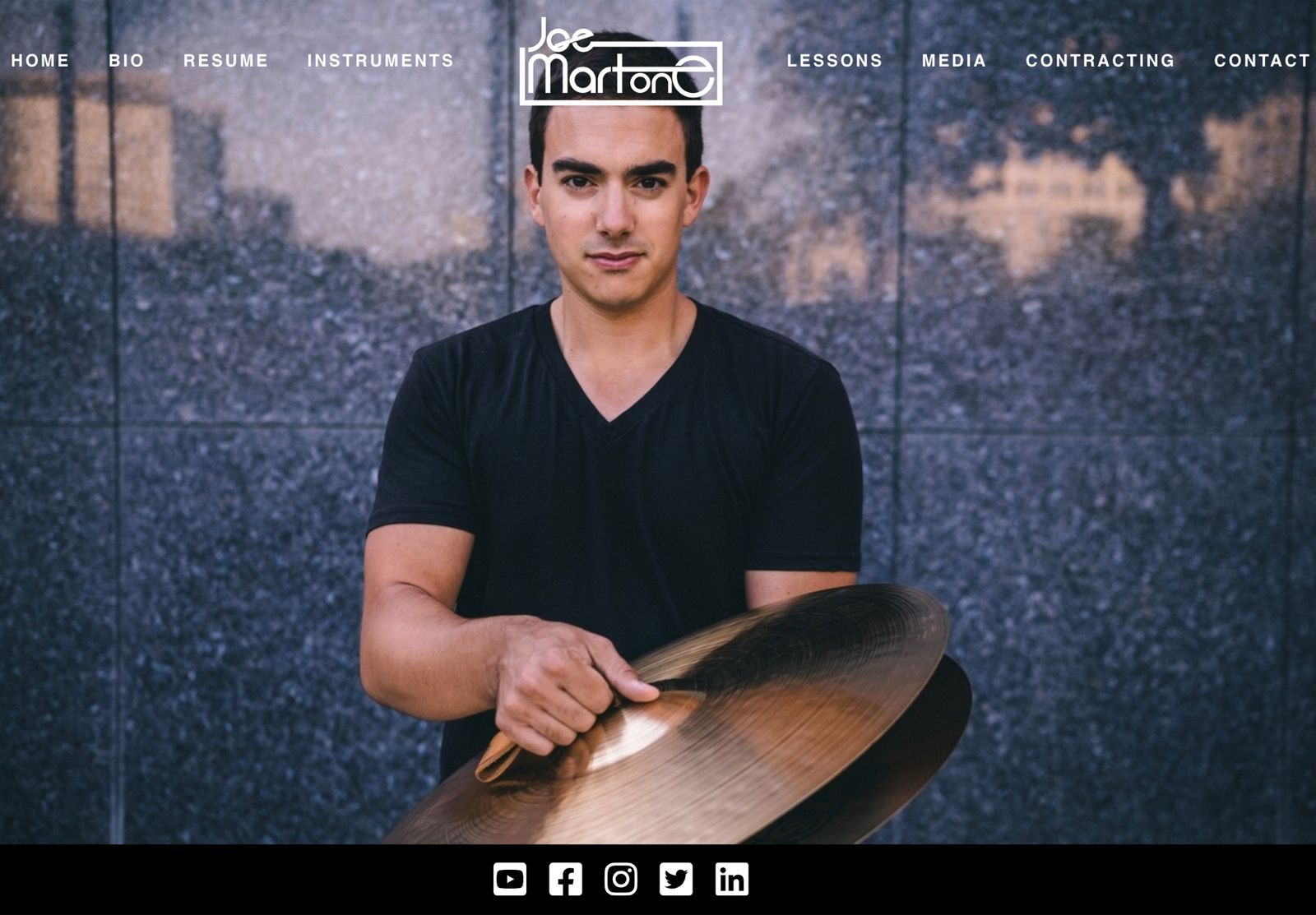 Joe Martone's portfolio home page.